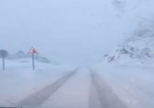 Kar Ya Antalya-Konya Karayolunda Ulam Engelliyor